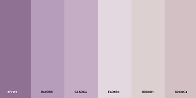 Soft Violet and Beige